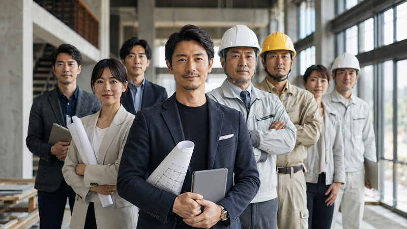 設計と施工をつなぎ、建築を完成へ導く技術者集団